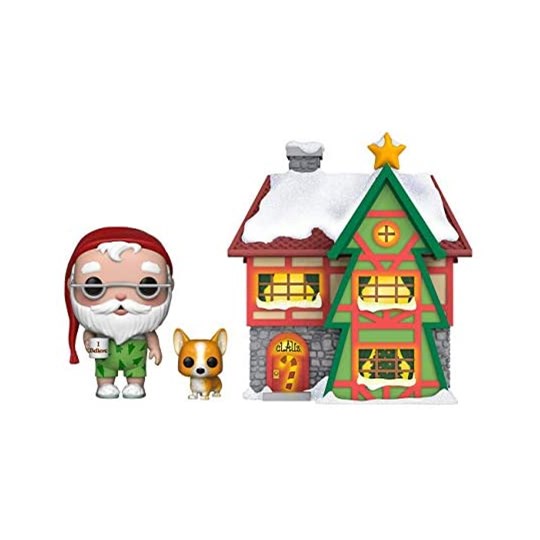 Funko Pop Town Christmas Santa Claus & Nutmeg with House #01 - Peppermint Lane