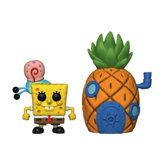Funko Pop Town Spongebob with Gary & Pineapple House #02 - Bob Esponja