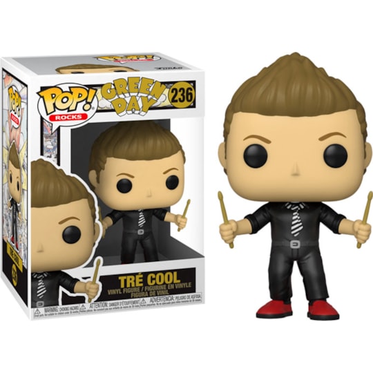 Funko Pop Tre Cool #236 - Green Day - Pop Rocks!