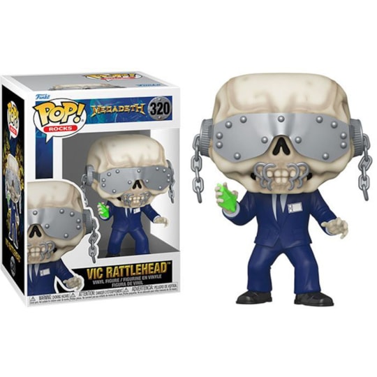 Funko Pop Vic Rattlehead #320 - Megadeth - Pop Rocks!
