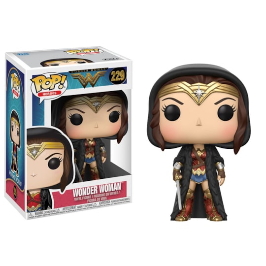 Funko Pop Wonder Woman Cloak #229 - Mulher-Maravilha - DC Comics