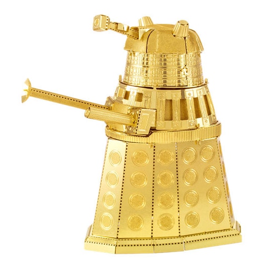 Gold Dalek Doctor Who Kit de Montar de Metal - Metal Earth - Fascinations