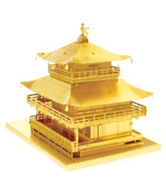 Produto Gold Kinkaku-ji Kit de Montar de Metal - Metal Earth - Fascinations