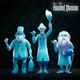 Hitchhiking Ghosts 3-pack Haunted Mansion Disney - Reaction Figures - Super7