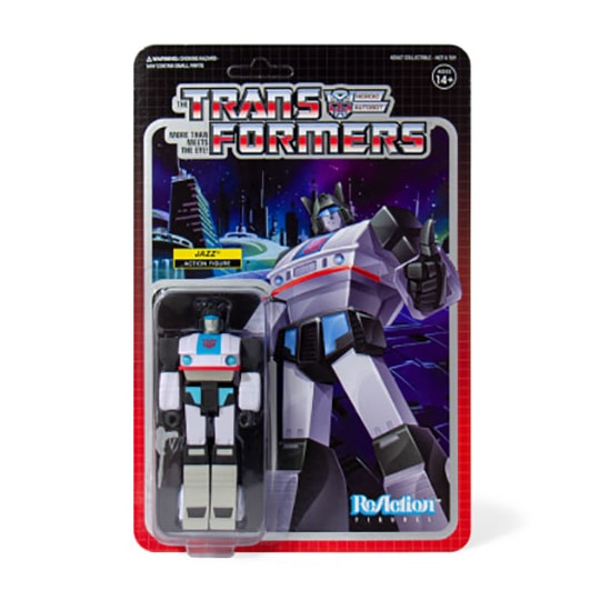 Jazz Reaction Figures Wave 1 - Transformers - Super7