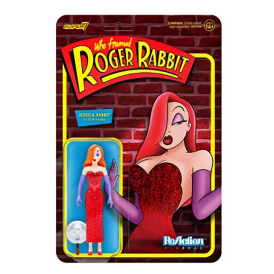 Jessica Rabbit Reaction Figures Wave 1 - Uma Cilada para Roger Rabbit - Who Framed Roger Rabbit - Super7