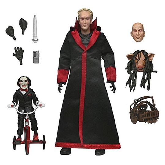 Jigsaw Killer Robe Preto Ultimate Saw Jogos Mortais - NECA