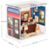 Kit de Montar Butter Bakery House Book Nook Diorama para prateleira - Hands Craft Rolife