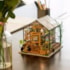 Kit de Montar Cathy's Flower House Book Nook Diorama Hands Craft Rolife