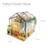 Kit de Montar Cathy's Flower House Book Nook Diorama Hands Craft Rolife