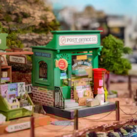 Kit de Montar Century Post Office Miniature House Kit - Hands Craft Rolife