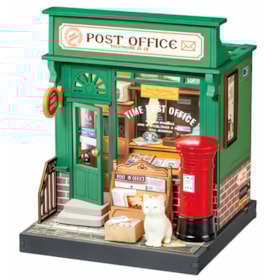 Kit de Montar Century Post Office Miniature House Kit - Hands Craft Rolife