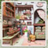 Kit de Montar Champs-Elysees Florist Book Nook Diorama para prateleira - Hands Craft Cutebee