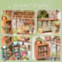 Kit de Montar Champs-Elysees Florist Book Nook Diorama para prateleira - Hands Craft Cutebee