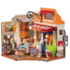 Kit de Montar Corner Bookstore Book Nook Diorama para prateleira - Hands Craft Rolife