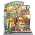 Kit de Montar Darcy Flower House Book Nook Diorama para prateleira - Hands Craft Hongda