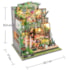 Kit de Montar Darcy Flower House Book Nook Diorama para prateleira - Hands Craft Hongda