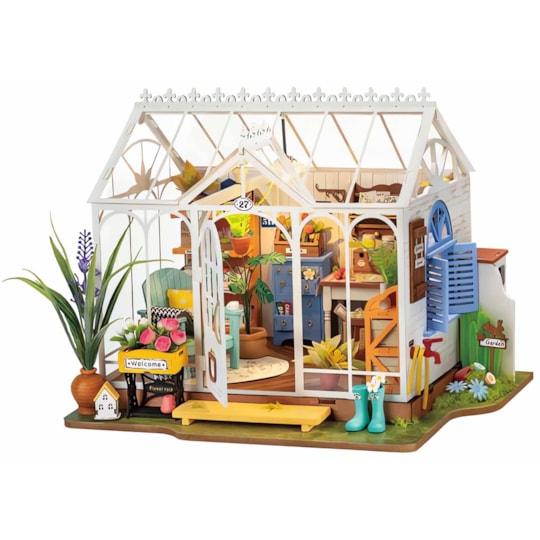 Kit de Montar Dreamy Garden House Miniature House Kit - Hands Craft Rolife