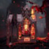 Kit de Montar Ember Throne Book Nook Diorama para prateleira - Hands Craft
