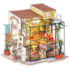 Kit de Montar Emily's Flower Shop Book Nook Diorama para prateleira Hands Craft Rolife