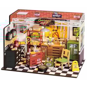 Kit de Montar Garage Workshop Miniature House Kit - Hands Craft Rolife