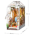 Kit de Montar Garden House Book Nook Diorama para prateleira - Hands Craft Rolife