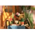 Kit de Montar Garden House Book Nook Diorama para prateleira - Hands Craft Rolife