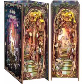 Kit de Montar Grace of the Forest Book Nook Diorama para prateleira Hands Craft