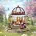 Kit de Montar Greenhouse Oasis Book Nook Diorama para prateleira - Hands Craft