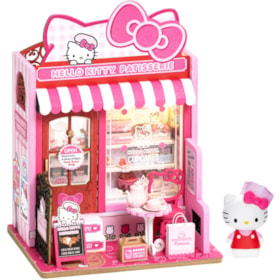 Kit de Montar Hello Kitty Patisserie Book Nook Diorama para prateleira - Hello Kitty - Hands Craft