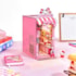 Kit de Montar Hello Kitty Sweet Shop Book Nook Diorama para prateleira - Hello Kitty - Hands Craft