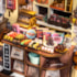 Kit de Montar Henry's Chocolate Book Nook Diorama para prateleira - Hands Craft Rolife