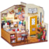 Kit de Montar Homey Kitchen Book Nook Diorama para prateleira Hands Craft Rolife