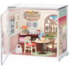 Kit de Montar Honey Tea Lounge Book Nook Diorama para prateleira - Hands Craft Rolife