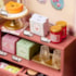 Kit de Montar Honey Tea Lounge Book Nook Diorama para prateleira - Hands Craft Rolife