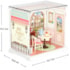 Kit de Montar Honey Tea Lounge Book Nook Diorama para prateleira - Hands Craft Rolife