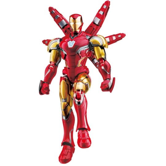Kit de Montar Iron Man MK85 Champion Class CC01 Model Kit - Marvel Infinity Saga - Blokees
