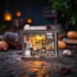 Kit de Montar Magic Cafe Book Nook Diorama para prateleira - Hands Craft