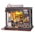 Kit de Montar Magic Cafe Book Nook Diorama para prateleira - Hands Craft