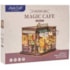 Kit de Montar Magic Cafe Book Nook Diorama para prateleira - Hands Craft
