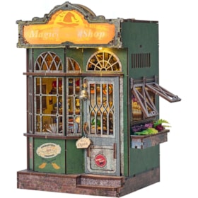Kit de Montar Magic Shop Book Nook Diorama para prateleira - Hands Craft
