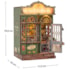 Kit de Montar Magic Shop Book Nook Diorama para prateleira - Hands Craft