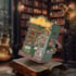 Kit de Montar Magic Shop Book Nook Diorama para prateleira - Hands Craft
