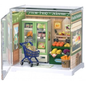 Kit de Montar Nature Energy Fruits Book Nook Diorama para prateleira - Hands Craft Rolife