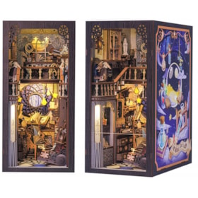 Kit de Montar Nebula Common Room Book Nook Diorama para prateleira - Hands Craft