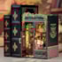 Kit de Montar Owl Bookstore Book Nook - Diorama para prateleira - Hands Craft