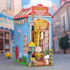 Kit de Montar Peanuts Storybook CornerBook Nook Diorama para prateleira - Snoopy - Hands Craft