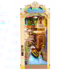 Kit de Montar Romantic Venice Book Nook - Diorama para prateleira - Hands Craft Rolife