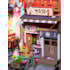 Kit de Montar Sakura Wine Alley Book Nook - Diorama para prateleira - Hands Craft Rolife