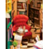 Kit de Montar Shakespeare Bookstore Book Nook Diorama para prateleira - Hands Craft Rolife